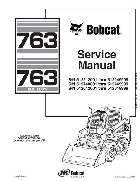 bobcat skid steer 763 cab lift|bobcat 763 repair manual pdf.